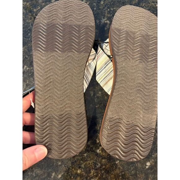 Corona Extra Women's Slingback Sandals Size 8 Multicolor Striped Casual - Picture 4 of 6